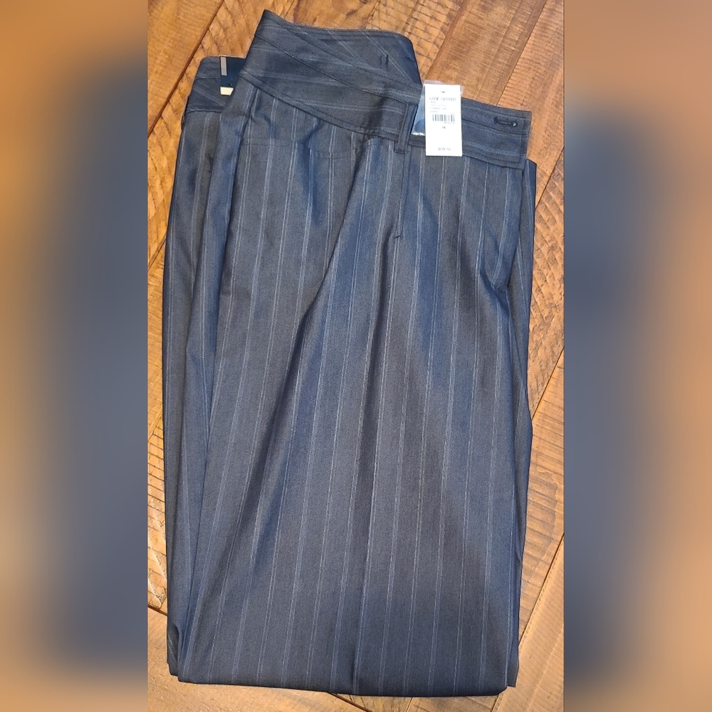 Slacks/Pants, size 18, stripe, Lane Bryant NWT